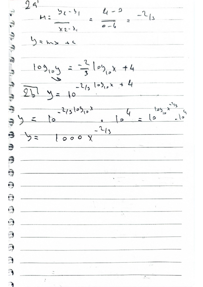 Maths student answer — page 2