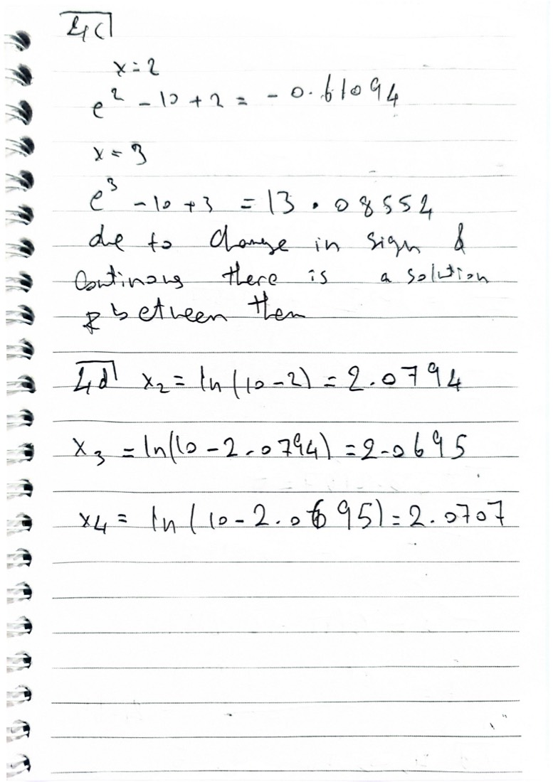 Maths student answer — page 4