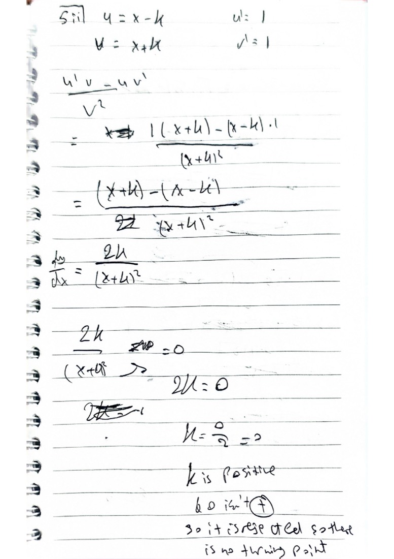 Maths student answer — page 6