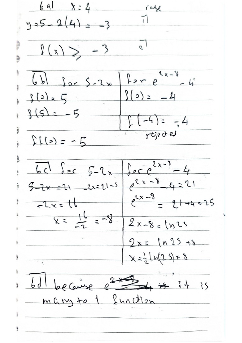 Maths student answer — page 7
